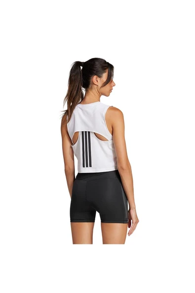 adidas Kadın Beyaz  Atlet BOXY TANK 3S JJ3496 - 1