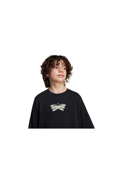adidas Unisex Çocuk LOOSE TEE  T-shirt JD0368 - Resim 5