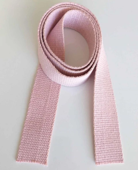Çanta Aksesuar 4 Cm Pamuklu Kolon 2 Metre Pudra
