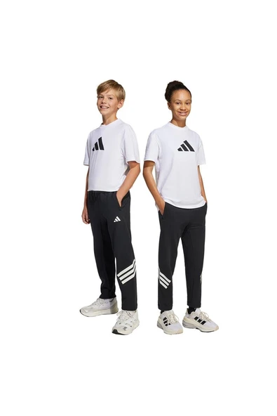 adidas Unisex Çocuk  Siyah  Eşofman Altı J FI 3S ANK PT JJ4808 - Resim 7