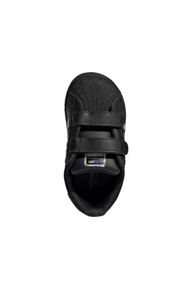 adidas Bebek Siyah  Sneaker SUPERSTAR LED LIGHTS CF I JI0512 - 3