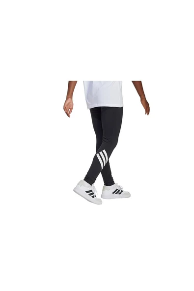 adidas Unisex Çocuk JG FI 3S LEG  Tayt JC7567 - Resim 3