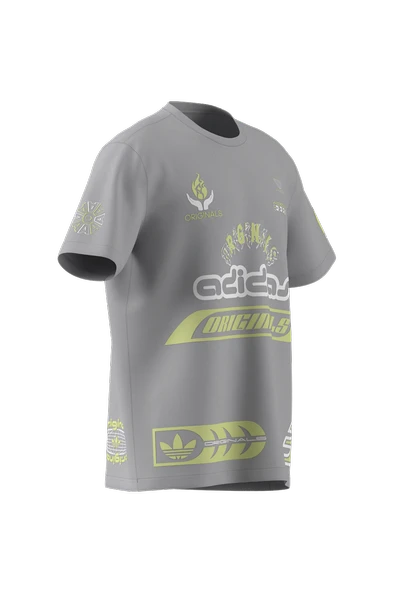 adidas Erkek Gri  T-Shirt Q12 TS SPONSOR JP0195 - Resim 8