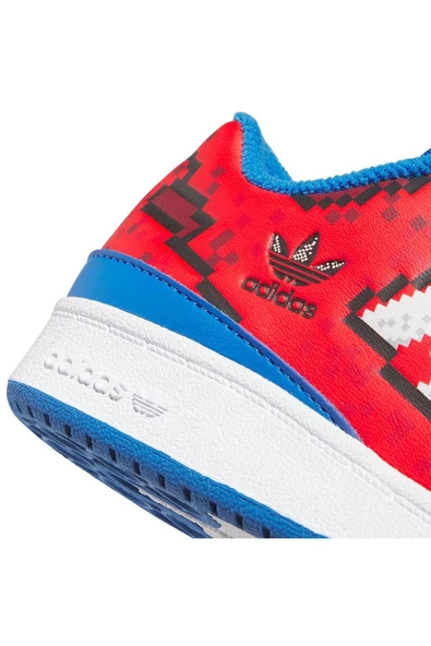 adidas Unisex Çocuk Kırmızı  Sneaker FORUM LOW CL C JI3400 - Resim 9