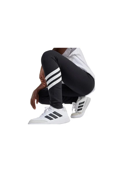 adidas Unisex Çocuk JG FI 3S LEG  Tayt JC7567 - Resim 5