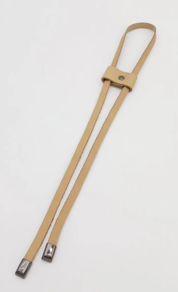 Çanta Aksesuar Ham Doğal Gerçek Deri Büzgü Füme Metalli ürün görseli 1