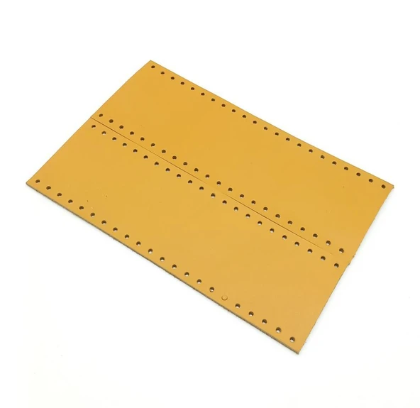 Çanta Aksesuar Hardal Gerçek Deri Tutma Sapı 18X6 Cm Simit Sap