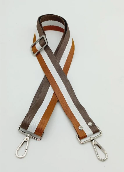 Çanta Aksesuar Polyester Kolon 120X4 Cm No:10 Gümüş Metalli