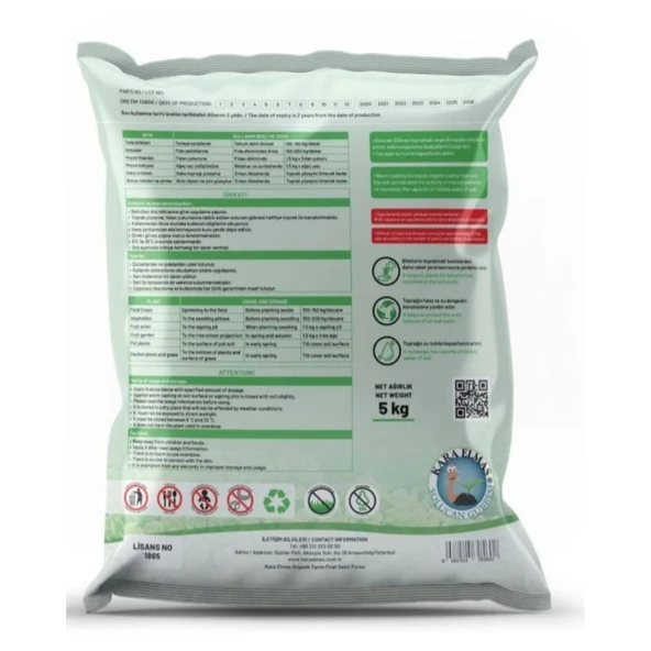 KaraElmas Solucan Gübresi 5 kg - Resim 3
