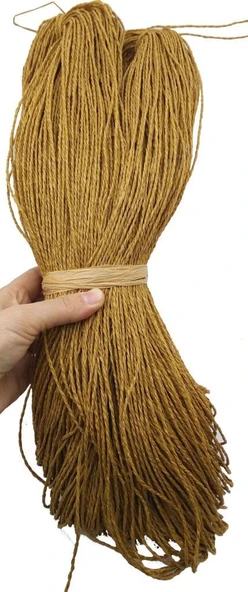 Çanta Aksesuar Koyu Hasır Renk Kağıt İp 500 Gr ürün görseli 1