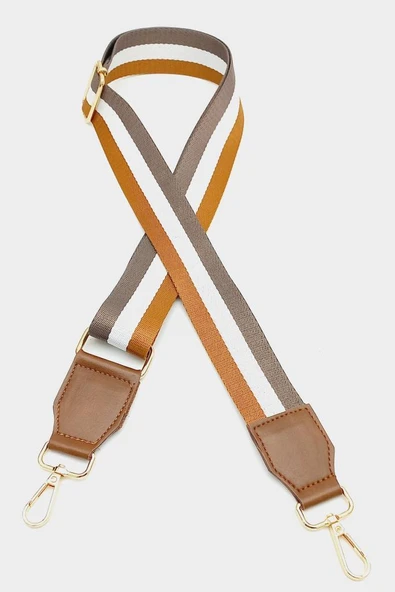Çanta Aksesuar Suni Derili Polyester Kolon 120X4 Cm No:7 Light Gold Metalli