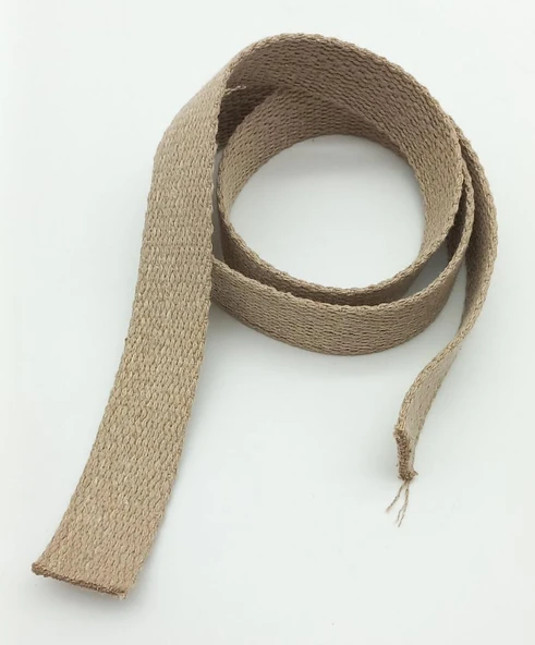 Çanta Aksesuar 3 Cm Pamuklu Kolon 1 Metre Bej Renk