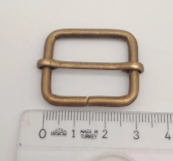 Çanta Aksesuar 2.5x2 Cm Antik Renk Ayarlama Aparatı Sürgüt - Resim 2