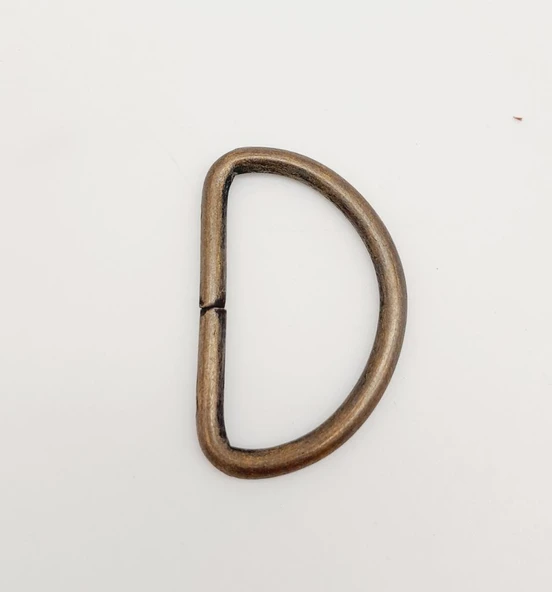 Çanta Aksesuar D Halka 4 Cm Antik Renk 1 Adet - 2