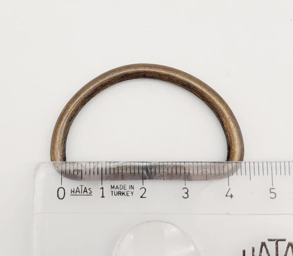 Çanta Aksesuar D Halka 4 Cm Antik Renk 1 Adet - 3