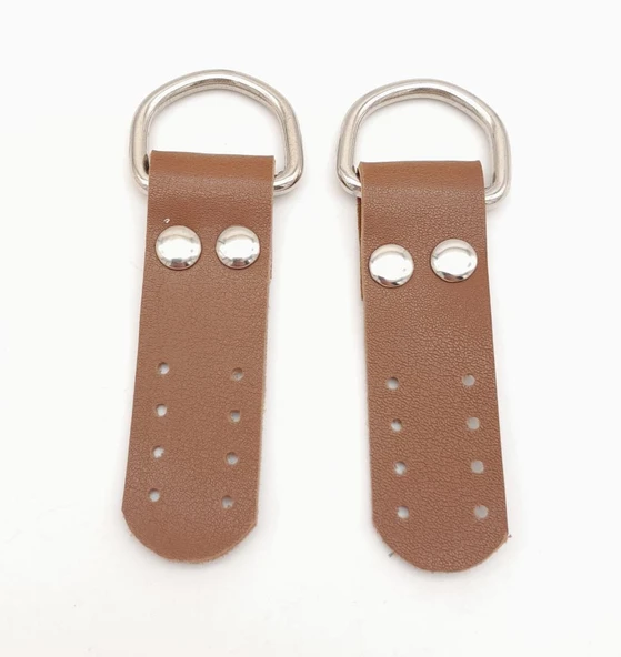 Çanta Aksesuar Taba Tek Kat Suni Deri Sapucu Böce Gümüş Metalli ürün görseli 1