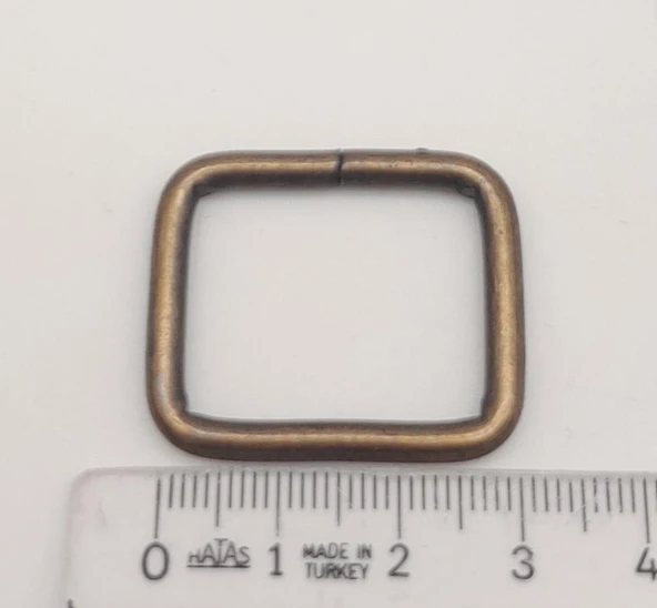 Çanta Aksesuar Antik Renk 2.5X2 Cm Dikdörtgen Halka - Resim 2