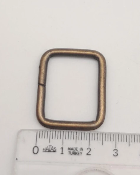 Çanta Aksesuar Antik Renk 2.5X2 Cm Dikdörtgen Halka - Resim 3