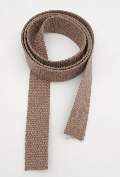 Çanta Aksesuar 3 Cm Pamuklu Kolon 1 Metre Vizon Renk