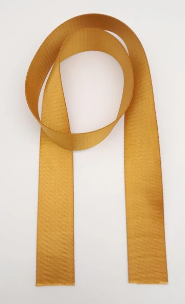 Çanta Aksesuar 4 Cm Hardal Renk Polyester Kolon 1 Metre