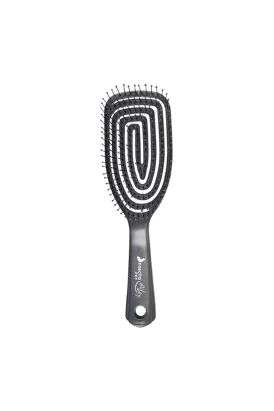 Pro Üç Boyutlu Saç Fırçası -01 + Işıltılı Saç & Vücut Nemlendirici Yağ - 100 ml - 2