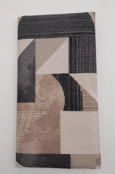 Çanta Aksesuar 90X50 Cm Duck Astarlık Kumaş Geometrik Desen No:10