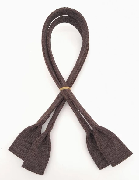 Çanta Aksesuar Pamuklu Kolon Pelikan Model Kahverengi Çanta Sapı - 2