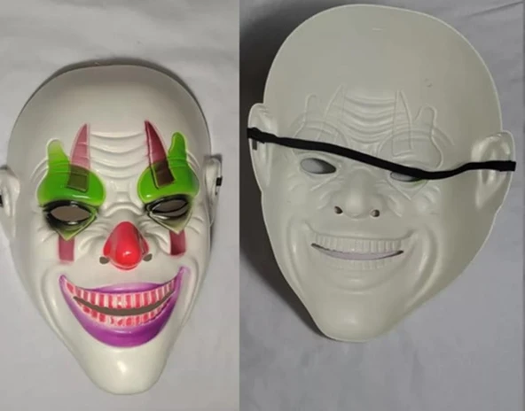 Nessiworld Delirten Gülüş Psikopat Palyaço Temalı Joker Maskesi - 5