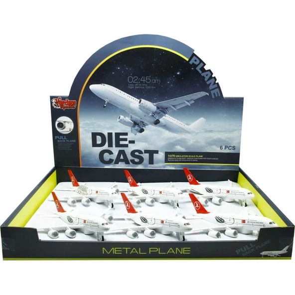 A380 - C/B YOLCU UÇAK METAL ISIK SES - Resim 4