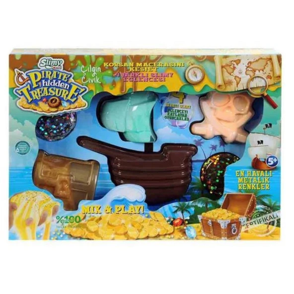 Slimy Korsan Temalı Kutulu Set - 33487 - 2