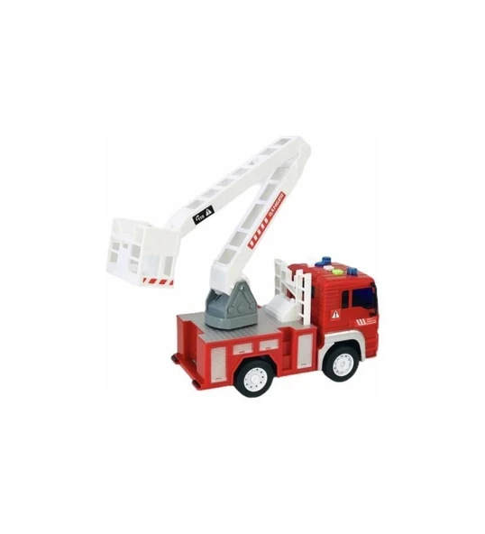 Sesli ve Işıklı İtfaiye Aracı 18 Cm - WY550B - 4