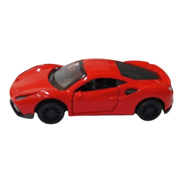 Çek Bırak Metal Araba - 4311B - Kırmızı - 4