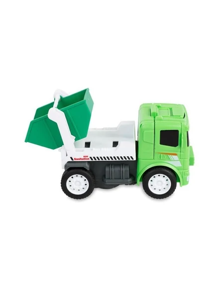 Robota Dönüşen Temizlik Araçları - Konteyner Çöp Kamyonu - Resim 4