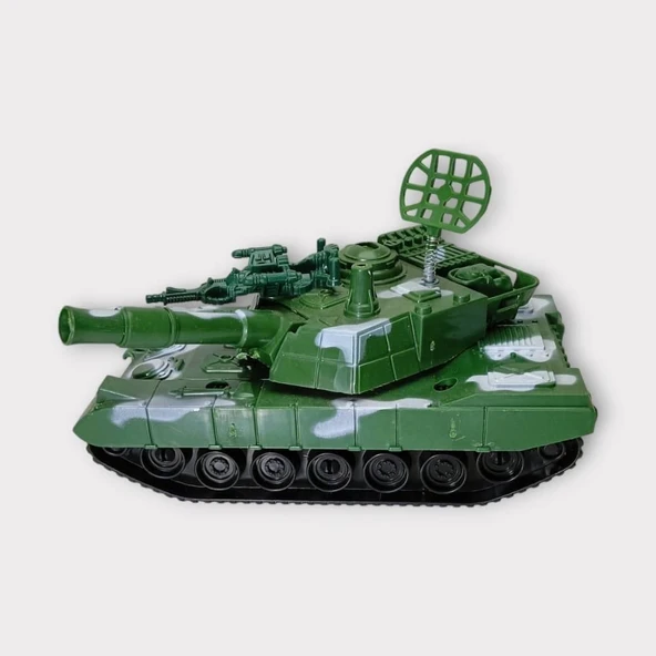 Sürtmeli Tank 15 cm - Koyu Yeşil - Resim 6