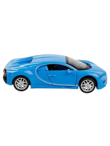 Çek Bırak Metal 12 Cm Model Araba - 6632-40SM - Mavi - Resim 4