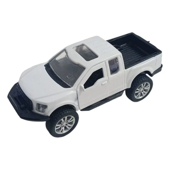 Çek Bırak Metal Arazi Aracı 13 cm - Beyaz ürün görseli 1