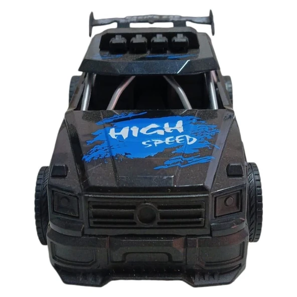 Sürtmeli Yarış Arabası - Siyah - Resim 5