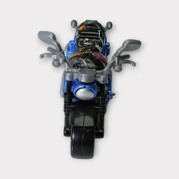 Çek Bırak Custom Motorsiklet 9 Cm - Mavi - 5