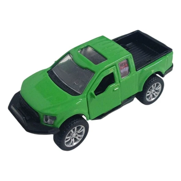 Çek Bırak Metal Arazi Aracı 13 cm - Yeşil - Resim 3