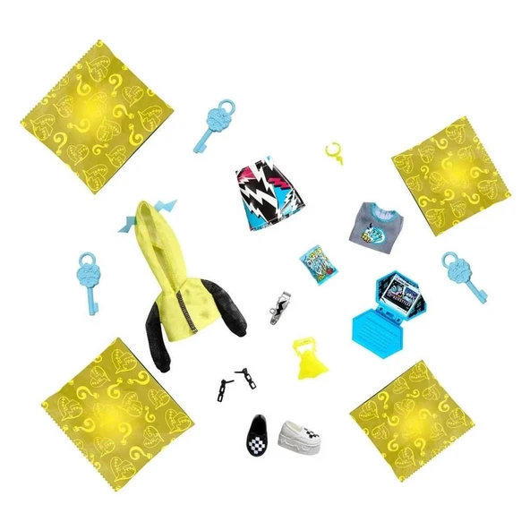 HPD59-HNF79 - MONSTER HİGH FRANKİE STEIN BEBEK - Resim 6