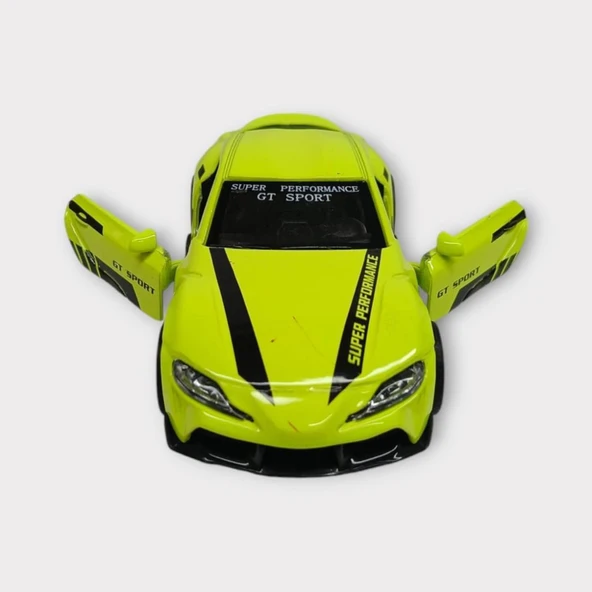 Çek Bırak Spor Araba 1:43 - Yeşil - Resim 5