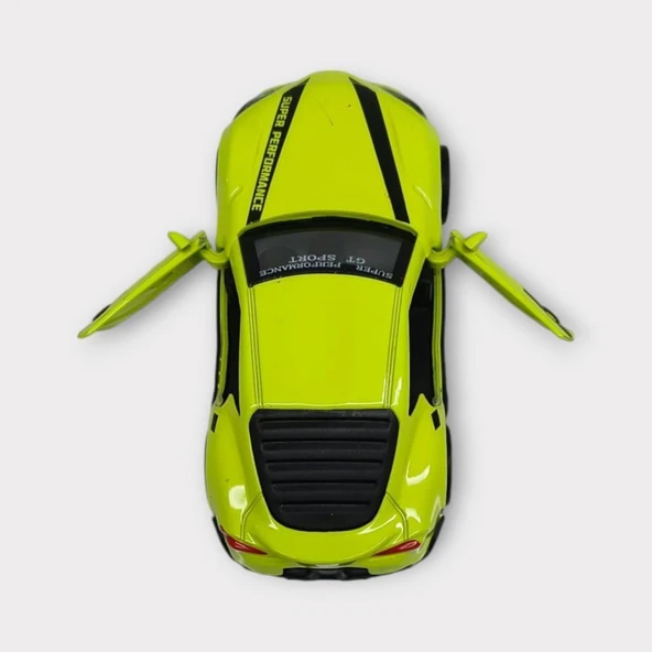 Çek Bırak Spor Araba 1:43 - Yeşil - Resim 6