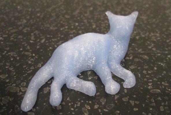 Uzanan Kedi Biblo Masaüstü Dekoratif Hediyelik Süs Eşyası Maket - 1