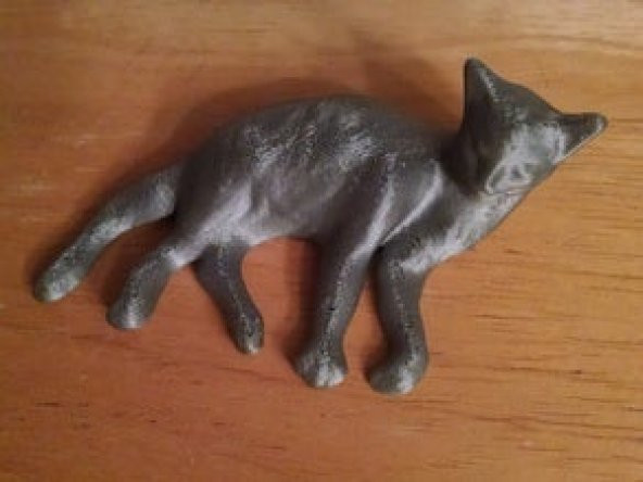 Uzanan Kedi Biblo Masaüstü Dekoratif Hediyelik Süs Eşyası Maket - 2