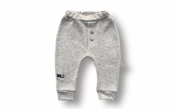 Kuyruklu Yıldız Nakışlı Şapkalı Uzun Kollu Zıbınlı 3lü Kız-erkek Bebek Takımı Mavi - Resim 5