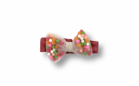 Melek Kız Nakışlı Bandanalı Kısa Kollu Sweatli Şortlu 3lü Kız Bebek Takımı Nar Çiçeği - 6