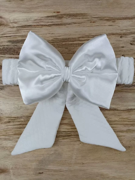 Yenidoğan Bal Peteği Taç Nakışlı Kundaklı Trilüks 3lü Alt Açma Seti Ekru - Resim 16