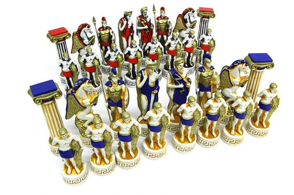 Satranç Taşı Polyester Büyükboy Herakles Dekoratif Hediyelik - 5