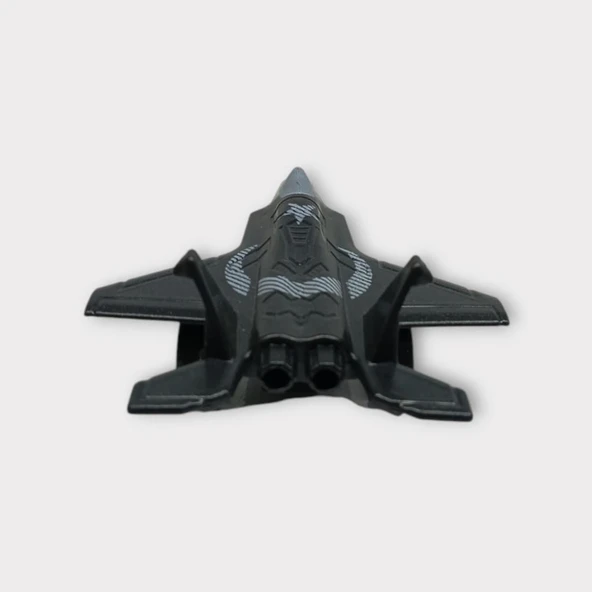 Çek Bırak Savaş Uçağı 10 cm - Gri - Resim 5