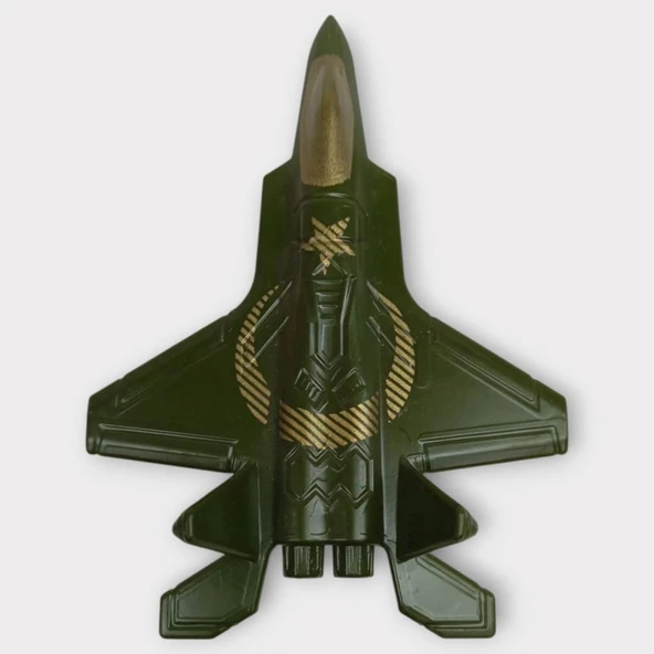 Çek Bırak Savaş Uçağı 10 cm - Yeşil - Resim 6